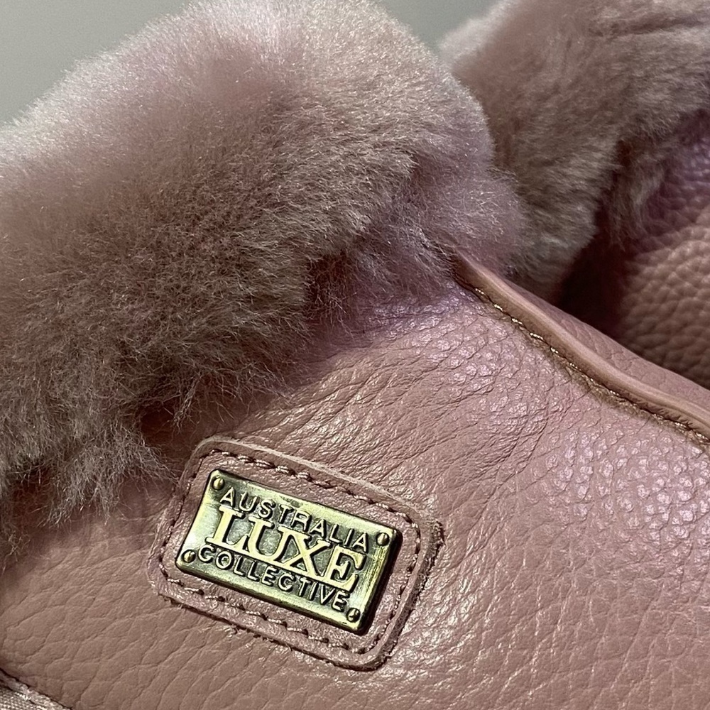 Australia Luxe Collective Soft and Warm rubber Sole Closed Mule in Dusk, Sz Sm - Picture 8 of 10